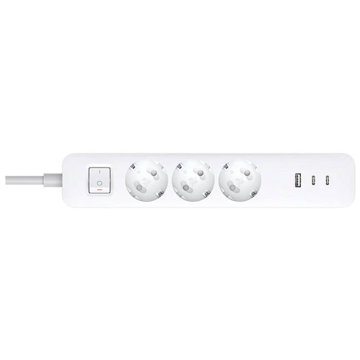 Xiaomi 20W Power Strip con 2 puertos USB-C y 1 USB-A, Blanca Xiaomi 20W Power Strip con 2 puertos USB-C y 1 USB-A, Blanca